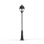 Roger Pradier - Lampadaire Avenue 2 N°9 LED clair Noir foncé 000