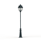 Roger Pradier - Lampadaire Avenue 2 N°9 LED opale Vert de gris 008