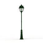 Roger Pradier - Lampadaire Avenue 2 N°9 LED opale Vert Anglais 019