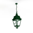 Roger Pradier - Suspension Avenue 3 N°1 LED Warm Vert 067 Diffuseur clair