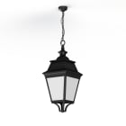Roger Pradier - Roger Pradier - Suspension Avenue 3 N°1 LED Warm Noir 000 Diffuseur opale