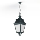 Roger Pradier - Suspension Avenue 3 N°1 LED Warm Patine vert de gris 008 Diffuseur opale
