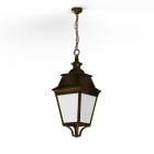 Roger Pradier - Suspension Avenue 3 N°1 LED Warm Patine dorée 009 Diffuseur opale