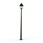 Roger Pradier - Lampadaire Avenue 3 N°11 LED Warm Vert 019 Diffuseur clair