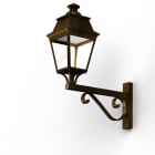 Roger Pradier - Roger Pradier - Applique Avenue 3 N°12 LED Warm Patine dorée 009 Diffuseur clair