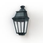 Roger Pradier - Applique Avenue 3 N°2 LED Warm Patine vert de gris 008 Diffuseur clair