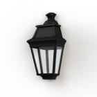 Roger Pradier - Applique Avenue 3 N°2 LED Warm Noir 000 Diffuseur clair
