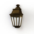 Roger Pradier - Applique Avenue 3 N°2 LED Warm Patine dorée 009 Diffuseur clair