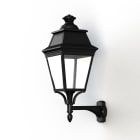 Roger Pradier - Applique Avenue 3 N°4 LED Warm Noir 000 Diffuseur clair