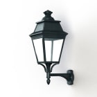 Roger Pradier - Applique Avenue 3 N°4 LED Warm Patine vert de gris 008 Diffuseur clair