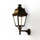 Roger Pradier - Applique Avenue 3 N°4 LED Warm Patine dorée 009 Diffuseur clair