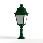 Roger Pradier - Roger Pradier - Borne Avenue 3 N°5 LED Warm Vert 067 Diffuseur opale