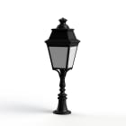 Roger Pradier - Borne Avenue 3 N°6 LED Warm Noir 000 Diffuseur opale