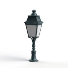 Roger Pradier - Borne Avenue 3 N°6 LED Warm Patine vert de gris 008 Diffuseur opale