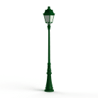 Roger Pradier - Lampadaire Avenue 3 N°7 LED Warm Vert 067 Diffuseur opale