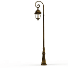 Roger Pradier - Lampadaire Avenue 3 N°9 LED Warm Patine dorée 009 Diffuseur clair