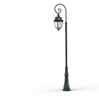 Roger Pradier - Lampadaire Avenue 3 N°9 LED Warm Patine vert de gris 008 Diffuseur opale