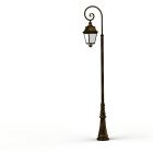 Roger Pradier - Lampadaire Avenue 3 N°9 LED Warm Patine dorée 009 Diffuseur opale
