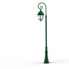 Roger Pradier - Lampadaire Avenue 3 N°9 LED Warm Vert 067 Diffuseur opale