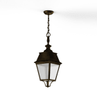 Roger Pradier - Suspension Avenue 4 N°1 LED 35W 2700°K Patine dorée 009 PMMA clair structuré