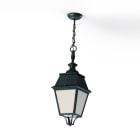 Roger Pradier - Suspension Avenue 4 N°1 LED 35W 3000°K Patine vert de gris 008 Diffuseur opale