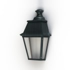 Roger Pradier - Applique Avenue 4 N°2 LED 35W 2700°K vert de gris 008 PMMA clair structuré