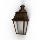 Roger Pradier - Applique Avenue 4 N°2 LED 35W 2700°K Patine dorée 009 PMMA clair structuré