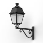 Roger Pradier - Applique Avenue 4 N°3 LED 35W 3000°K Noir 000 PMMA clair structuré