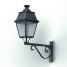 Roger Pradier - Applique Avenue 4 N°3 LED 35W 3000°K vert de gris 008 PMMA clair structuré