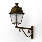 Roger Pradier - Applique Avenue 4 N°3 LED 35W 2700°K Patine dorée 009 PMMA clair structuré