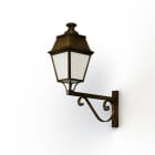 Roger Pradier - Applique Avenue 4 N°3 E27 opale Patiné doré 009