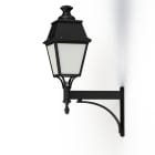 Roger Pradier - Applique Avenue 4 N°4 E27 opale Noir foncé 000