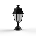 Roger Pradier - Borne Avenue 4 N°6 LED 35W 3000°K Noir 000 Diffuseur clair