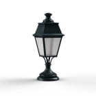 Roger Pradier - Borne Avenue 4 N°6 LED 35W 3000°K Patine vert de gris 008 Diffuseur clair