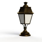 Roger Pradier - Borne Avenue 4 N°6 E27 opale Patiné doré 009