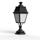Roger Pradier - Borne Avenue 4 N°6 LED 35W 3000°K Noir 000 Diffuseur opale