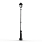Roger Pradier - Lampadaire Avenue 4 N°8 E27 clair Noir foncé 000
