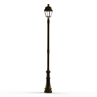 Roger Pradier - Lampadaire Avenue 4 N°8 E27 clair Patiné doré 009