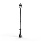 Roger Pradier - Lampadaire Avenue 4 N°8 LED 35W 3000°K Noir 000 PMMA clair structuré
