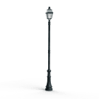 Roger Pradier - Lampadaire Avenue 4 N°8 LED 35W 2700°K vert de gris 008 PMMA clair structuré