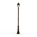 Roger Pradier - Lampadaire Avenue 4 N°8 LED 35W 2700°K Patine dorée 009 PMMA clair structuré