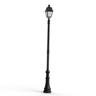 Roger Pradier - Lampadaire Avenue 4 N°8 E27 opale Noir foncé 000
