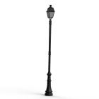 Roger Pradier - Lampadaire Avenue 4 N°8 E27 opale Vert de gris 008