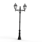 Roger Pradier - Lampadaire Avenue 4 N°9 LED 35W 3000°K Noir 000 Diffuseur opale