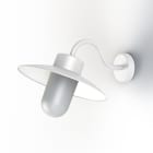 Roger Pradier - Roger Pradier - Applique Belcour N°1 opale Blanc 001