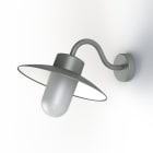 Roger Pradier - Roger Pradier - Applique Belcour N°1 opale Gris métal 023