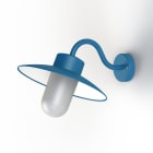 Roger Pradier - Applique Belcour N°1 opale Bleu Azur mat 134