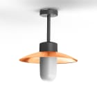 Roger Pradier - Plafonnier Belcour N°2 opale Cuivre vernis sans patine 084