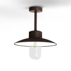 Roger Pradier - Plafonnier Belcour N°2 clair Rouille 046