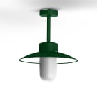 Roger Pradier - Plafonnier Belcour N°2 opale Vert sapin 067